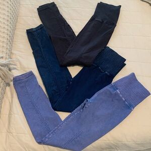 XS/S 3 pairs bundle of Free people good karma leggings